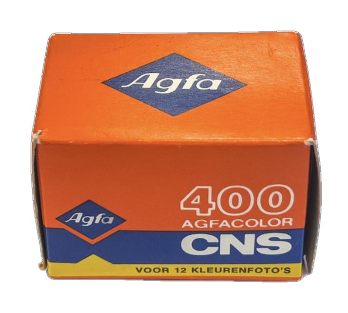 Agfa Agfacolor CNS400 film packaging