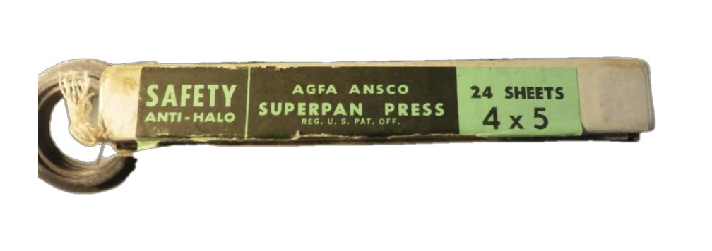 Ansco / GAF Superpan Press film film packaging