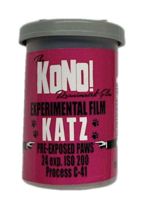 Kono! Katz film packaging