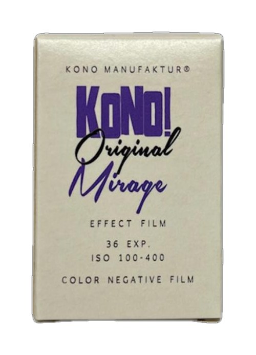 Kono! Original Mirage film packaging