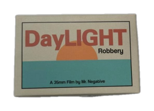 Mr. Negative Daylight Robbery film packaging
