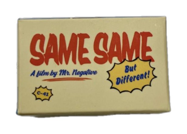 Mr. Negative Same Same But Different film packaging