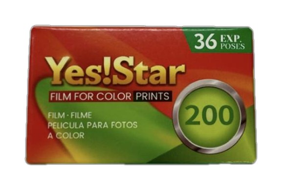 Yes!Star Supreme 200 film packaging