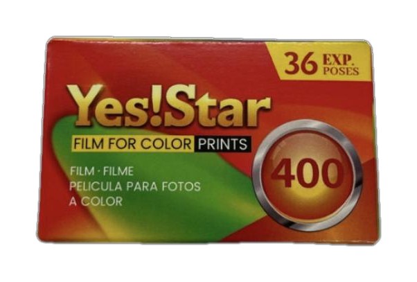 Yes!Star Supreme 400 film packaging